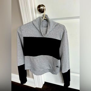 Adidas cowl neck sweatshirt top